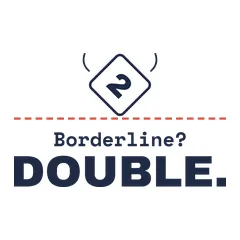 Backgammon Motiv Borderline? Double.